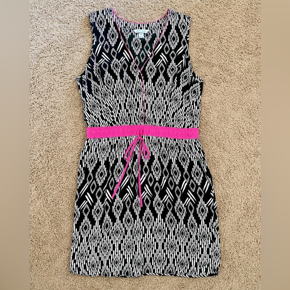 Charlie Jade 100% Silk Sheath Dress with Drawstring Waist NWOT - Picture 3 of 6